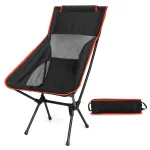 AGSIVO Outdoor Portable Collapsible Camping Chair Foldable Garden Beach Chair with Storage Bag For Indoor and Outdoor