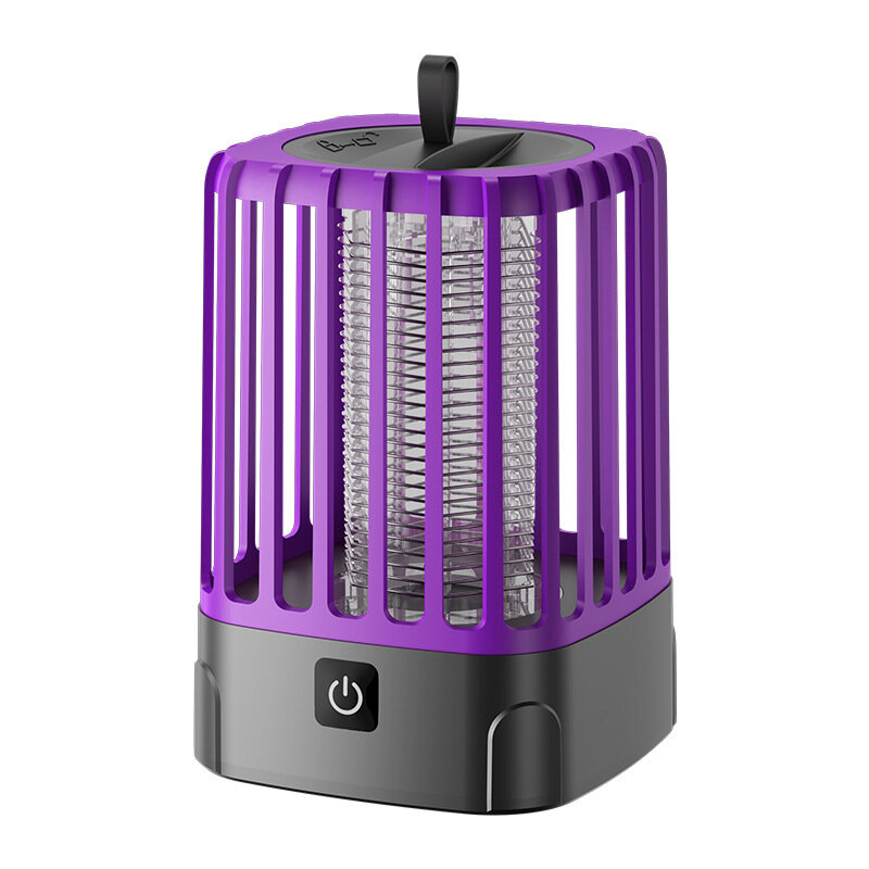 Portable Electric Mosquito Killer Lamp Household Mini Mosquito Zapper Lamp USB Rechargeable Bug Killer with UV Light & Night Light Modes