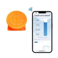 Tuya Smart WiFi резервоар за вода Сензор за монитор в реално време Ултразвуково ниво на течността APP Безжичен монитор Известие за нивото на водата