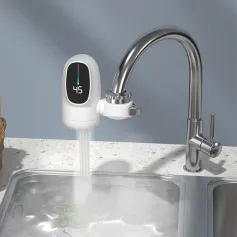 Instant Hot Water Tap Digital Display Instant Electric Water Heater Kitchen Faucet Adapter Fast Heating Digital Display Bathroom Accessories