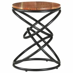 End Table 15.7\x15.7\x20.5\ Solid Acacia Wood