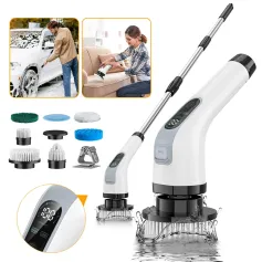 Cordless Electric Cleaning Brush Cordless Handheld Shower Washer Rotating Cleaner Multi-function Cleaner IP67 Waterproof