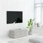 TV Cabinet Concrete Gray 31.5\\x13.4\\x11.8\\ Chipboard