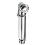 Brass Shattaf Douche Spray Bidet Toilet Shower Head Nozzle Holder Silver Bidet Cleaning Device