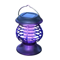 Solar Powered Mosquito Killer Lamp IP65 Waterproof Auto On/Off Portable Outdoor Bug Zapper