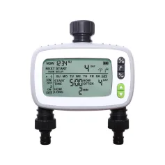 Smart Irrigation Controller Automatic Two-Way Flower Watering Timer Garden Electromagnetic Valve Controller