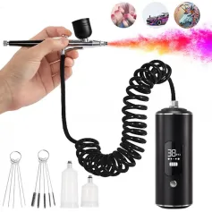 Portable Handheld Facial Spray Gun Essence Introduction Spray High Pressure Hydration Instrument Painting Manicure