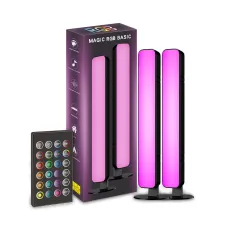 Barra de Luz RGB LIXINCORDA Captador de Ritmo Atmosfera Lâmpada de Mesa Controle Remoto para Jogos Sala de Computador Quarto