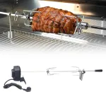 Stainless Steel Electric Barbecue Grill Barbecue Supplies Household BBQ Grill Barbecue Tool Set Automatic Barbecue Stick Outdoor Camping BBQ Barbecue Rack Kit