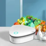 Portable Ozone Sterilizer for Air Purification and Odor Removal with 360-Degree Sterilization Perfect for Refrigerator Closet Car and More Includes USB Recharging Cable and 1800mAh Lithium Battery