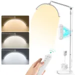 Janolia Торшер Lash Light for Eyelash Tech LED Half Moon Light Lash Lamp Esthetician Light з регульованою яскравістю на 360° Обертання для Lash Tech Tattoo Beauty
