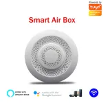 Tuya Temperature And Humidity Smart Wifi Air Box Co2 Formaldehyde Smart Home Wireless Air Quality Detector App Control