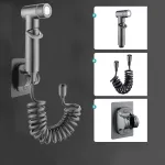 Toilet High Pressure Bidet Spray Gun Water Jet Handheld Bidet Sprayer Toilet Cleaning Hygienic Shower for Bathroom Accessories