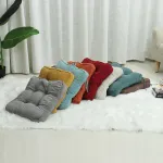 45*45CM Snow Fleece Chair Cushion Plush Tatami Floor Cushion Soft Square Plush Chair Cushion