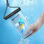 Baseus IPX8 Certificated Waterproof Phone Pouch Bag Explosion-proof Anti-fog Airbag Case with Lanyard For Phones Under 7.2 Inches For Samsung Galaxy S23 Ultra For Samsung Galaxy S23 Ultra For iPhone 14 Pro Max