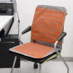 43*90cm USB Heated Seat Cushion3-Level Temperature Control Backrest Office Seat Heating Pad USB Rechargeable Heated Stadium Warmer Seat Cushions Heating Mats for Cold Weather