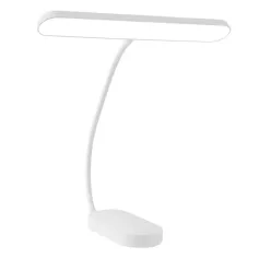 Lampada da scrivania portatile, luce di lettura, regolabile a 360 gradi, dimmerabile, per proteggere gli occhi, lampada da comodino a LED per la casa e l'ufficio.
