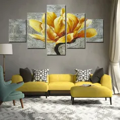 pezzi di dipinti ad olio moderni senza cornice, stampa su tela, decorazione da parete per casa e camera