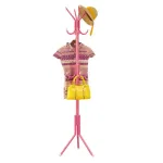 Coat Stand Garment Rack Shelf Metal Jacket Umbrella Hanger Standing 12 Hook