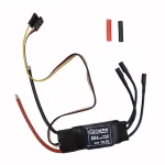 QX-MOTOR 50A 3-4S فرش ESC مع 5V / 5A BEC للجناح الثابت لطائرة RC