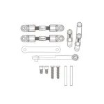 MJX MEW4 M163 162 1/16 Original Steering Transmission Assembly RC Car Spare Parts Vehicle Model Accessories 16430S
