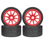 4PCS Racing Road Tire Spare Parts for ARRMA 1/7 Firebird FELONY Mustang GT Flat Race RC Car Vehicle Models Accessories Parts