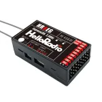 HelloRadioSky HR8EG 2.4GHz 9CH ELRS Dual Antenna PWM Receiver for RC Airplane