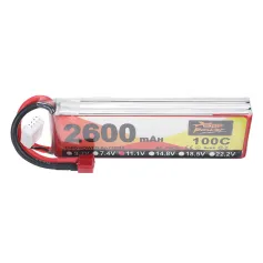 ZOP Power 11.1V 2600mAh 100C 3S LiPo Battery T Plug for RC Car