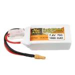 ZOP Power 7.4V 1000mAh 70C 2S Lipo батерия XT30 щепсел