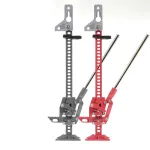 Simulation Slideable Metal Jack Lift Tool for 1/10 RC Rock Crawler Car Upgrade Parts Compatible with Traxxas TRX4 Axial SCX10 Vehicles Models Spare Parts