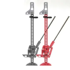 Simulation Slideable Metal Jack Lift Tool for 1/10 RC Rock Crawler Car Upgrade Parts Compatible with Traxxas TRX4 Axial SCX10 Vehicles Models Spare Parts