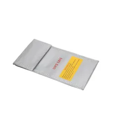 Patlamaya Dayanıklı Su Geçirmez Lipo Pil Güvenlik Çantası Gümüş 30X23cm RC Pil için
