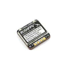 RUSHFPV GNSS ミニ M10 GPS モジュール 10Hz レート セラミックアンテナ内蔵 RC 飛行機 FPV フリースタイル ドローン DIY パーツ用