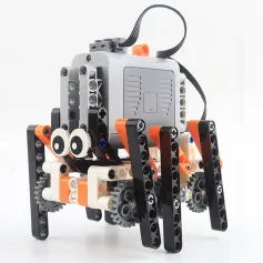 Set di accessori a blocchi + gruppo di alimentazione, auto tecnica che striscia, scalatore di scale, robot ragno con motori, modello fai da te, giocattoli educativi per bambini, regali di compleanno