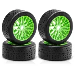 4PCS Wheel Hub Rubber Tires for 1/8 ARRMA 1/7 Infraction 6S F1 Limitless RC Car Vehicle Models Parts