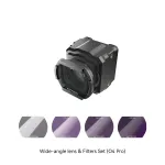 Flywoo O4 PRO Wide Angle Lens 155° FOV Ultra Lightweight 7.4g with UV ND8 ND16 ND32 Filter Set for DJI O4 Pro FPV Racing Drones