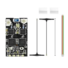 SEQURE 2.4GHz Dual RX True Diversity Dual Antenna Long Range High Refresh Rate Receiver for FPV Racing Drone Fixed Wing