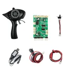 LDRC 1201 P06 1/12 RC Car Spare Transmitter Receiver Board USB Cable Set Drift Vehicles Models Parts Accessories