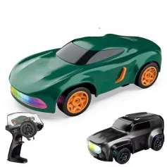 JJRC Q197 RTR 1/64 2.4G 4WD Drift RC Car Mini Race LED Light Radio Control High-Speed Motor Full Proportional On-Road Racing Vehicle Model Boys Gifts Desktop Micro Toys