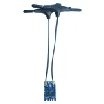 BAYCK 2.4G Dual Core TCXO RX ELRS ExpressLRS Receiver with Dual T Type Antenna Support Wifi Upgrade for Long Rang Racing Drone