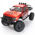 Remo Hobby 1097-ST RTR 1/10 2.4G 4WD RC Car Rock Crawler Trail Rigs Truck Two Speed Off-Road Climbing Twin Differentials LED Light Vehicles Models Toys
