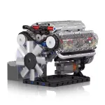 Mould King 10088 Technical Car Building Block MOC Motorized V8 Engine Model Brick Assembly Kit 535+PCS Excellent STEAM Science Education Discovery Toys Children Gifts