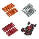 8PCS Upgraded Metal Linkage Rods Front Rear for MN128 MN86S G500 1/12 RC Car Vehicles Models Spare Accessories