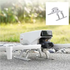 BRDRC Suporte protetor de pernas de esqui dobráveis e estendidos de 40 mm para drone DJI FLIP RC Quadricóptero