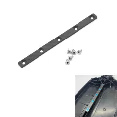 Acessórios de peças de atualização Placa de reforço de chassi de fibra de carbono para Tamiya TT02 1/10 Peças de carro RC