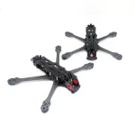 TEOSAW APEX EVO X5/ X5 MAX 5 Inch / X6 /X6 MAX 6 Inch / X7/ X7 MAX 7 Inch X Frame Kit Compatible with DJI O4 Pro FPV Racing Drones