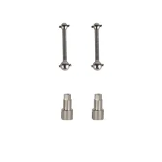 2 peças LDRC 1802 1803 A01 A02 1/18 RC carro atualizado peças eixo de transmissão de metal modelos veículos acessórios de reposição LA0049
