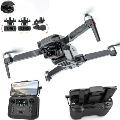 KFPLAN KF101 MAX-S GPS 3KM Repeater Digital FPV with Real 4K HD ESC Camera 3-Axis EIS Gimbal Optical Flow Positioning Brushless Foldable RC Drone Quadcopter RTF