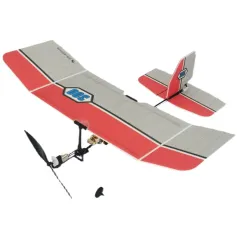 TY Model 300 Kırmızı 300mm Kanat Genişliği PP Köpük Kendin Yap Mikro Kapalı Yavaş Uçan RC Uçak Planörü KİTİ Yeni Başlayanlar İçin Dişli Kutusuyla