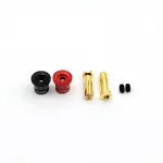 Furitek Heatsink Plug Grips w/4mm w/4-5mm w/5mm Black/Red